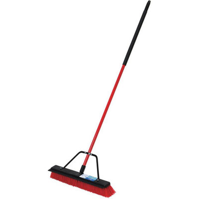 24' SQUEEGEE BROOM WITH METAL HANDLE